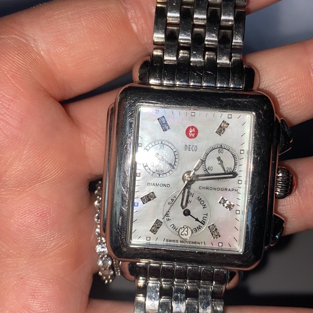 Michele Deco Day Diamond Watch - Picture 7 of 12